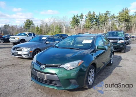 2015 Toyota Corolla Le from USA, damaged, VIN 2T1BURHE3FC431416